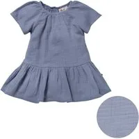 People Wear Organic Sommerkleid, Kurzarm Musselin-Kleid GOTS zertifiziert