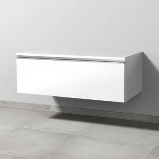 Sanipa Anbau-/Solitärschrank mit Auszug 2morrow (L2236) 340x1000x520 Weiß-Glanz, L223678 L223678