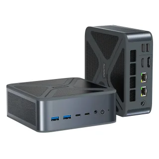 ALLIWAVA GH8 Mini PC AMD Ryzen 9 8945HS Octa Core 16 Threads 32GB DDR5 1TB SSD WiFi 6E BT5.2 4K Quad Screen Output Type-