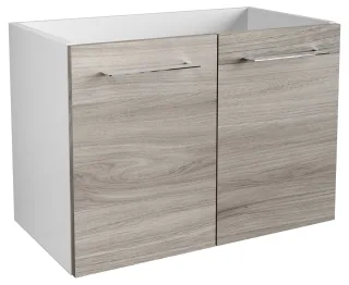 Fackelmann LIMA Waschtischunterschrank f.82450, 59x42x33, Weiss/StEs, 84702 84702