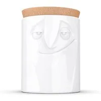 FIFTYEIGHT PRODUCTS Vorratsdose Vorratsdose "Charmant" in weiß, 1700 ml, Porzellan