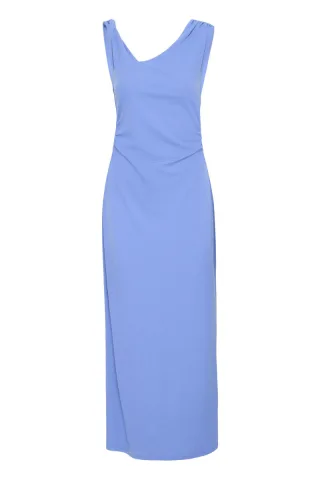 ICHI - Kleid - IHKATINE blau - Gr. - L