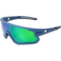YEAZ Sportbrille SUNRISE Sport-Sonnenbrille Cyan Blue/Green, Guter Schutz bei optimierter Sicht