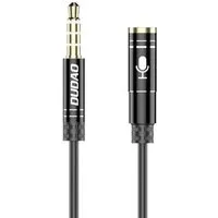 Dudao 4-poliges Kabel AUX Verlängerungskabel für Kopfhörer + Mikrofon 3,5 mm Verlängerungskabel
