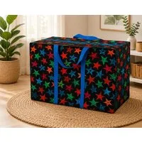 Ebaxx Aufbewahrungstasche Jumbo Unterbett Aufbewahrungstasche Tasche Camping XL 80x55x25 cm Groß