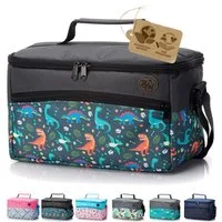BambiniWelt by Rafael K. Aufbewahrungstasche Tasche für Toniebox Tigerbox für Musikbox Hörwürfel Innenfächer, innere Fächer dank Klettband frei verstellbar