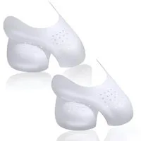 COOL-i ® Sneaker-Schuhschutz (2 Paar) – Anti-Knitter Zehenschutz-Einlagen Sneaker atmungsaktiv & zuschneidbar für Sneaker & Sportschuhe