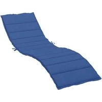 vidaXL Sitzauflage Sonnenliegen-Auflage Königsblau 200x70x3 cm Oxford-Gewebe, (1 St)