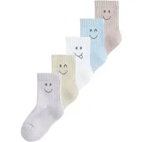 Next Basicsocken Socken mit gepolstertem Fußbett, 5er-Pack (5-Paar)