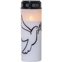 STAR TRADING LED-Kerze Grabkerze Dove (1-tlg)