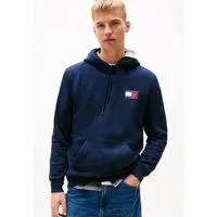 Tommy Jeans Sweatshirt TJM REG ESSENTIAL FLAG HOOD EXT mit bedruckten Markenlogo auf Brusthöhe