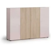 Home affaire Schuhschrank LADY, Schuhkommode,Schuhmöbel,Schuhablage,Schuhregal 10 Einlegeböden,12 Fächer,ca. 36 Paar Schuhe-Maße: B/T/H:160x34x115 cm