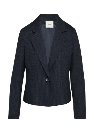 s.Oliver BLACK LABEL - Indoor-Blazer blau - Gr. - 42