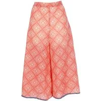 Guru-Shop Relaxhose Knöchellange Palazzohose, weite Boho.. alternative Bekleidung