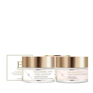Hyaluronsäure & Kollagen Tagescreme + EGF Cell Effect Nachtfeuchtigkeitscreme 50ml
