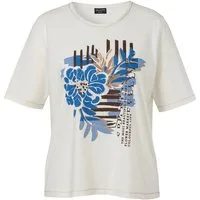 VIA APPIA DUE Shirtbluse T-Shirt Rundhals 1/2 Arm Motiv