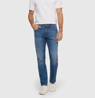 MAC - MAC JEANS - Arne, Light Cross Denim blau - Gr. - 30