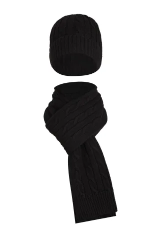 Set Aus Schal Und Mütze Set Aus Schal Und Mütze