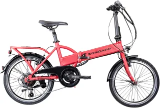 Zündapp "Z101" 6 Gang Shimano Tourney RD-TY300 Schaltwerk Kettenschaltung Heckmotor 250 W Pedelec, Elektrofahrrad für Damen u. Herren