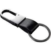 Cerbery Schlüsselanhänger Eleganter Schlüsselanhänger aus Leder mit Ringen und Geschenkbox, Kunstleder und Echtleder