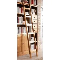 OTTO home Leiterregal Bergen, aus massivem Kiefernholz, mit 6 Trittsprossen, Höhe 188 cm