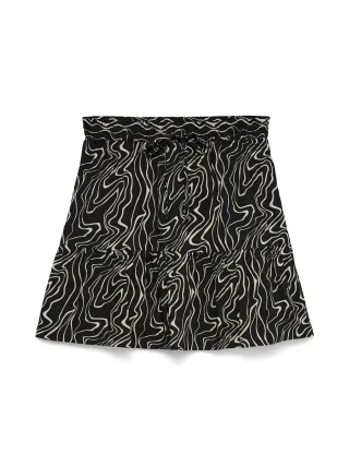 VERO MODA - VMEASY JOY H/W SHORT SKIRT WVN Black - Gr. - S