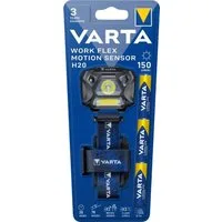 VARTA LED Taschenlampe Stirnlampe LED Work Flex Motion Sensor H20 inkl. 3x AAA 18648