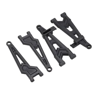 4PCS HBX 2996A 1/10 RC Car Parts Suspension Upper Lower Arm Left Right Front/Rear Vehicles Models Spare Accessories T200