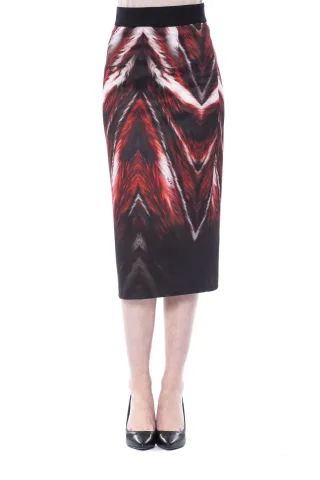 BYBLOS Damen Rock aus mehrfarbigem Polyester