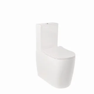 Kludi RESA R Spiralflush-Stand-WC 23WCB0643 60 cm, S-förmiger Abfluss Weiß glänzend