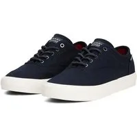 Tommy Hilfiger TH HI VULC LOW OXFORD TWILL Sneaker, Freizeitschuh, Halbschuh, Schnürschuh mit Label an der Ferse