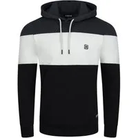 riverso Kapuzenpullover Herren Hoodie RIVRemo Regular Fit Longsleeve Colourblocking Sweatshirt mit Kängurutasche