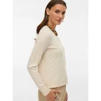 Vero Moda Strickjacke VMFANTASTIC LS O-NECK CABLE CARDIGAN