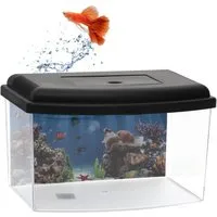GarPet Aquarium Nano Aquarium Mini Terrarium Garnelen Aquarium Klein Aufzuchtbecken
