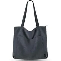 LuxusKollektion Shopper Damen Handtasche Tote Bag Shopper Groß Umhängetasche Cord Beuteltasche