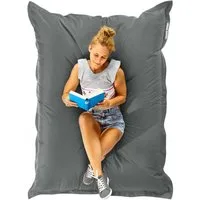 Green Bean Sitzsack XXL Outdoor Sitzsack Square 140x180cm (XXL Riesensitzsack 140x180cm 380 Liter Kinder & Erwachsene Bean Bag EPS Perlen Füllung, Groß Draußen Outdoor Liegekissen), Waschbar Wetterfest Lounge Sitzkissen Bodenkissen