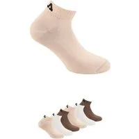 Fila Kurzsocken UNISEX INVISIBLE PLAIN SOCKS (6-Paar, 6 Paar) Baumwollmischung, Rippenbündchen, flache Zehennaht
