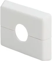 Viega Rosette 1079.5 in 60x45x10x15mm Kst. weiss RAL 9010 132781