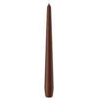 Wiedemann Kerzen Spitzkerze Spitzkerzen (konische Kerzen) Kastanie Braun 250 x Ø 25 mm, 12 Stück