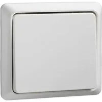 Schneider Electric Schalter Elso 506304 Taster 42V/1A Aufputz flach RENOVIERUNG reinweiß