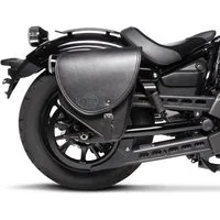 Craftride Satteltasche Satteltasche Indiana 10L für Kawasaki Vulcan S/ Café schwarz rechts