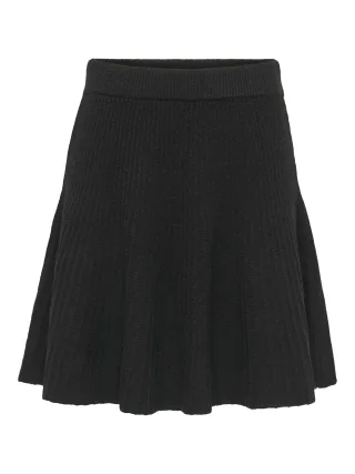 JDY - JDYELNE H/W SKIRT KNT Black - Gr. - M