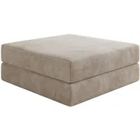 Luxusbetten24 Polsterhocker Beistellhocker Lazy, in Cord