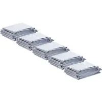 shop'n smile ideoon Erste-Hilfe-Set Zuverlässige Rettungsdecke 210x160cm, Notfalldecke & Wärmefolie, (5 St), Rettungsdecke 210x160cm Silber/Silber, Hitze- & Kälteschutz, 50g