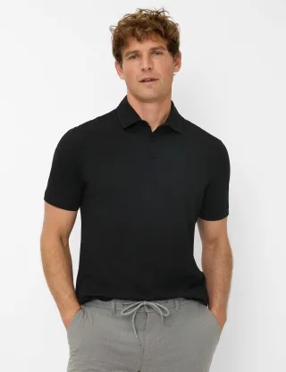 Brax Herren Polo Style PEPE black, schwarz, Gr. XXXL