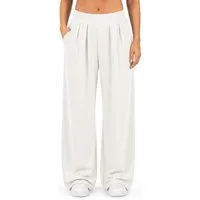Smilodox Jogginghose Vanea Sweatpants Damen, Loose Fit, Wide Leg, Gym & Freizeit Slip-On, elastisch, weiches Strickmaterial, Bewegungsfreiheit