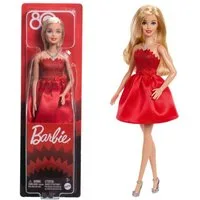 Barbie Anziehpuppe Rubinrote Barbie Puppe JGD25 80 Jahre Mattel Sammelpuppe