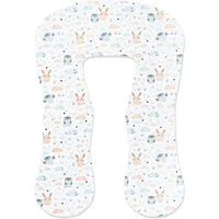 Amilian Stillkissenbezug 330 cm - Kissenbezug für XXL Stillkissen, Seitenschläferkissen, Ersatzbezug für Schwangerschaftskissen - 100 % Baumwolle