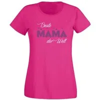 G-graphics T-Shirt Beste Mama der Welt Slim-fit Damen T-Shirt mit Frontprint-Motiv für die beste Mama