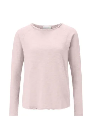 Rich & Royal - Organic Heavy Jersey Longsleeve powder ros� - Gr. - XL